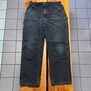 Carhartt (b136) loose fit double front canvas pants 33x34